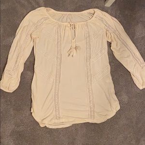 Long Sleeve Shirt with Lace